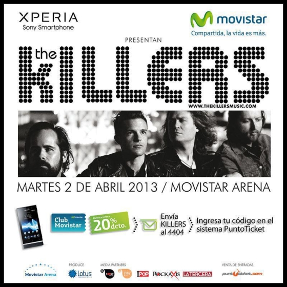 Ganadores Potq Magazine Te Invita A The Killers En Chile Potq Magazine