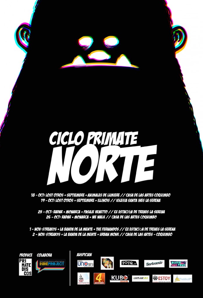 Primate Discos Presentará Ciclo De Shows En El Norte De Chile Potq